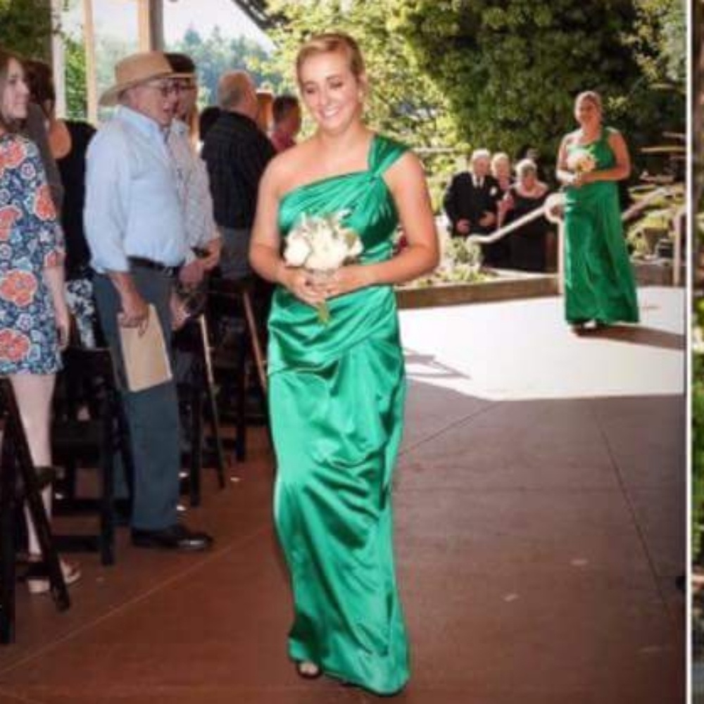 Beautiful Emerald Bridesmaid Dress